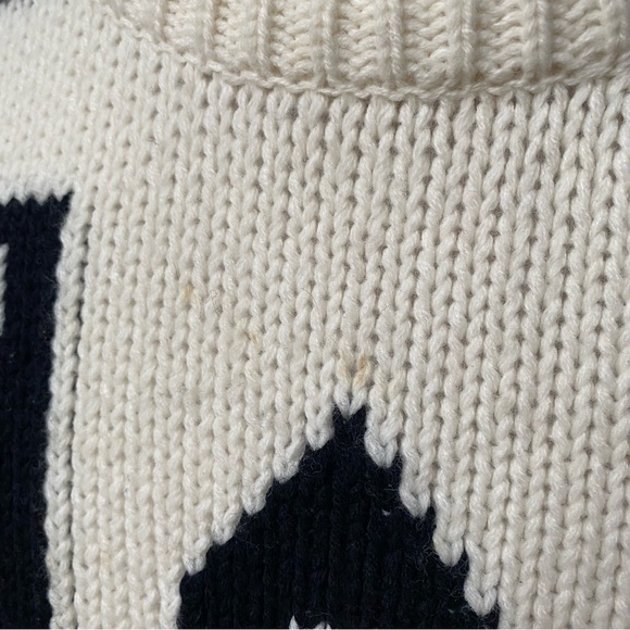 Vintage 1980s Navajo Southwestern Aztec Knit Sweater - Picture 14 of 15